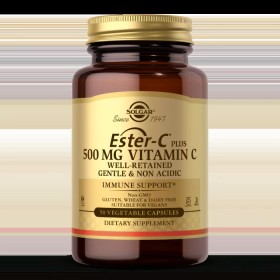 Solgar Ester-C Plus 500mg Vitamin C Caps 50's