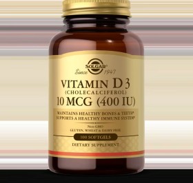 Vitamin D3 400iu Softgels 100's