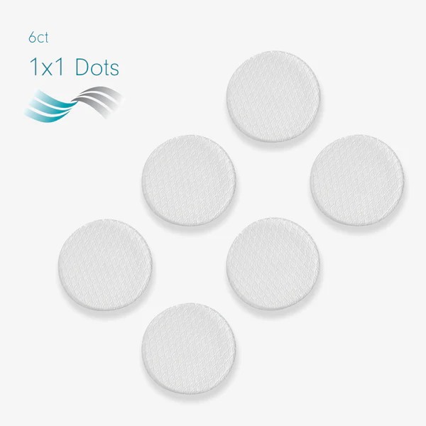 NewGel+ Beige Silicone Dots 1” dia. (2.5cm dia.), 6 pcs/package
