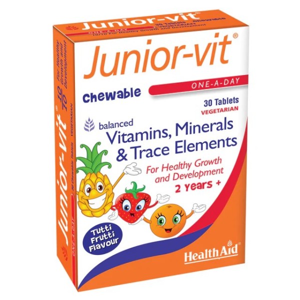 Junior Vit Chewable Tabs 30's