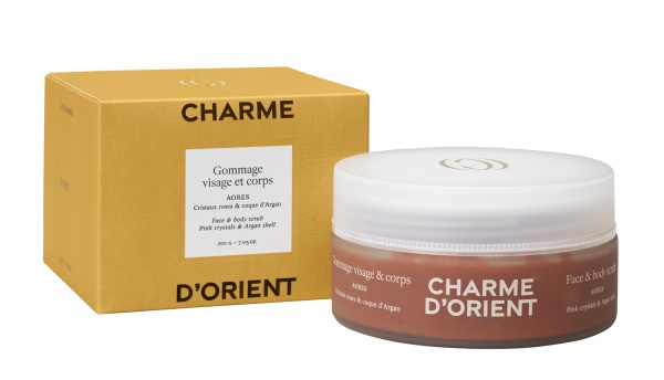 Rose Crystal and Argan Shell Body Scrub