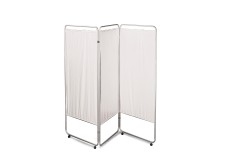 PRIVACY SCREEN - PRESCO KING SIZE 3 PANEL - TWIN ROLLER CASTERS
