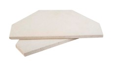 EXCEL - HALF OCTAGON SHELVES - 26 W X 13 D X 1 H IN - CONE 10