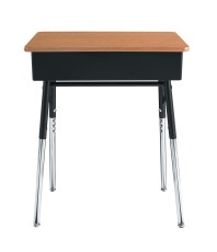 DESK - CLASSROOM SELECT - TRADITIONAL OPEN FRONT DESK - 20 X 26 IN - LAMINATE - SPECIFY TOP COLOR - 