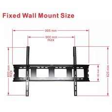 Hyvduty Wall Mount 50-120Inch Tvs   