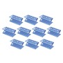 Z-Shape Metal Test Tube Racks - 10pcs
