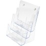 HOLDER MAGAZINE 3-TIER 9-1/2X8X12-5/8 IN CLEAR DEF77301