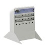 STEEL BASE- MAGAZINE RACK- GRAY