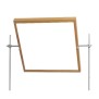 ACCESSORY - DIVERSIFIED SPACES - MIRROR AND MARKER BOARD FOR MOBILE DEMONSTRATION UNITS - 27-3/4 W X