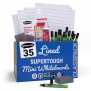 Show-me Classpack of 35 x A4 Lined/Plain SUPERTOUGH Whiteboards, with pens and erasers plus 1 free c